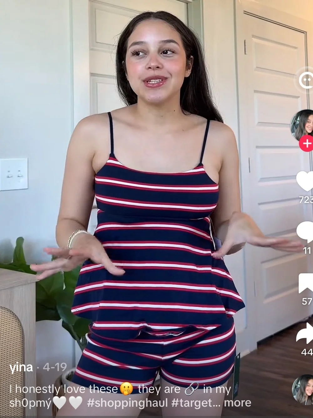 Target xhilaration striped